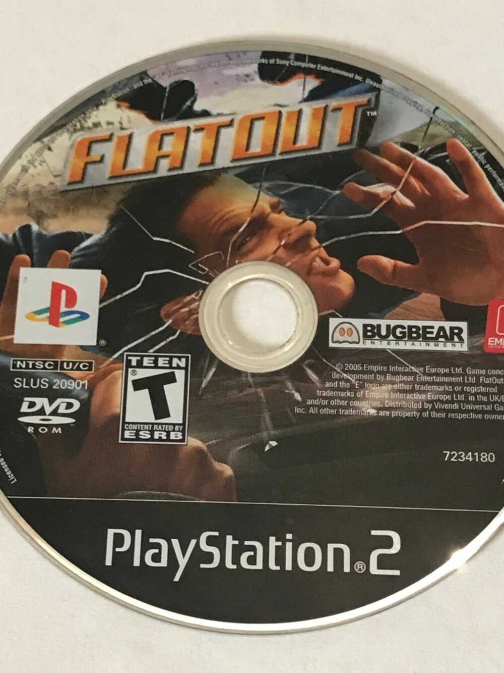Flatout (Sony PlayStation 2, 2005) PS2 Tested